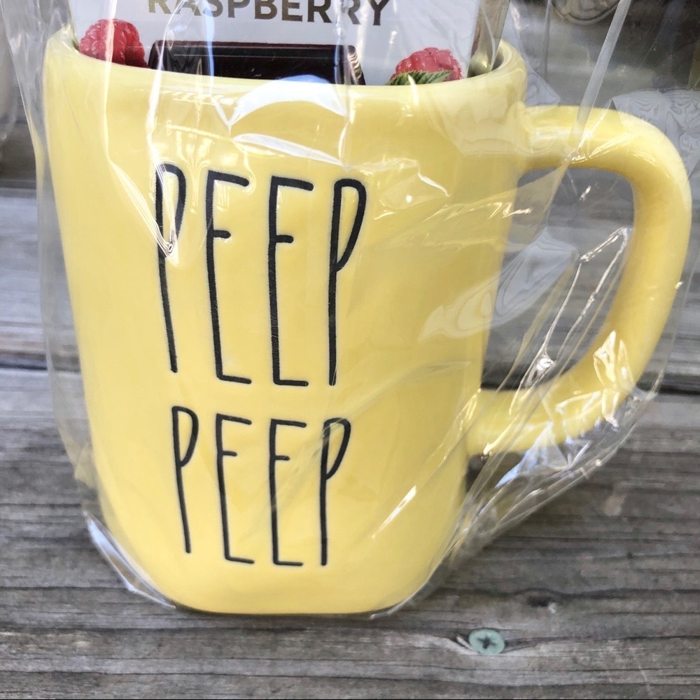 NEW Rae Dunn Peep Peep Mug Yellow